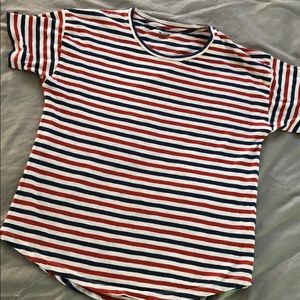 Madewell whisper cotton striped tee